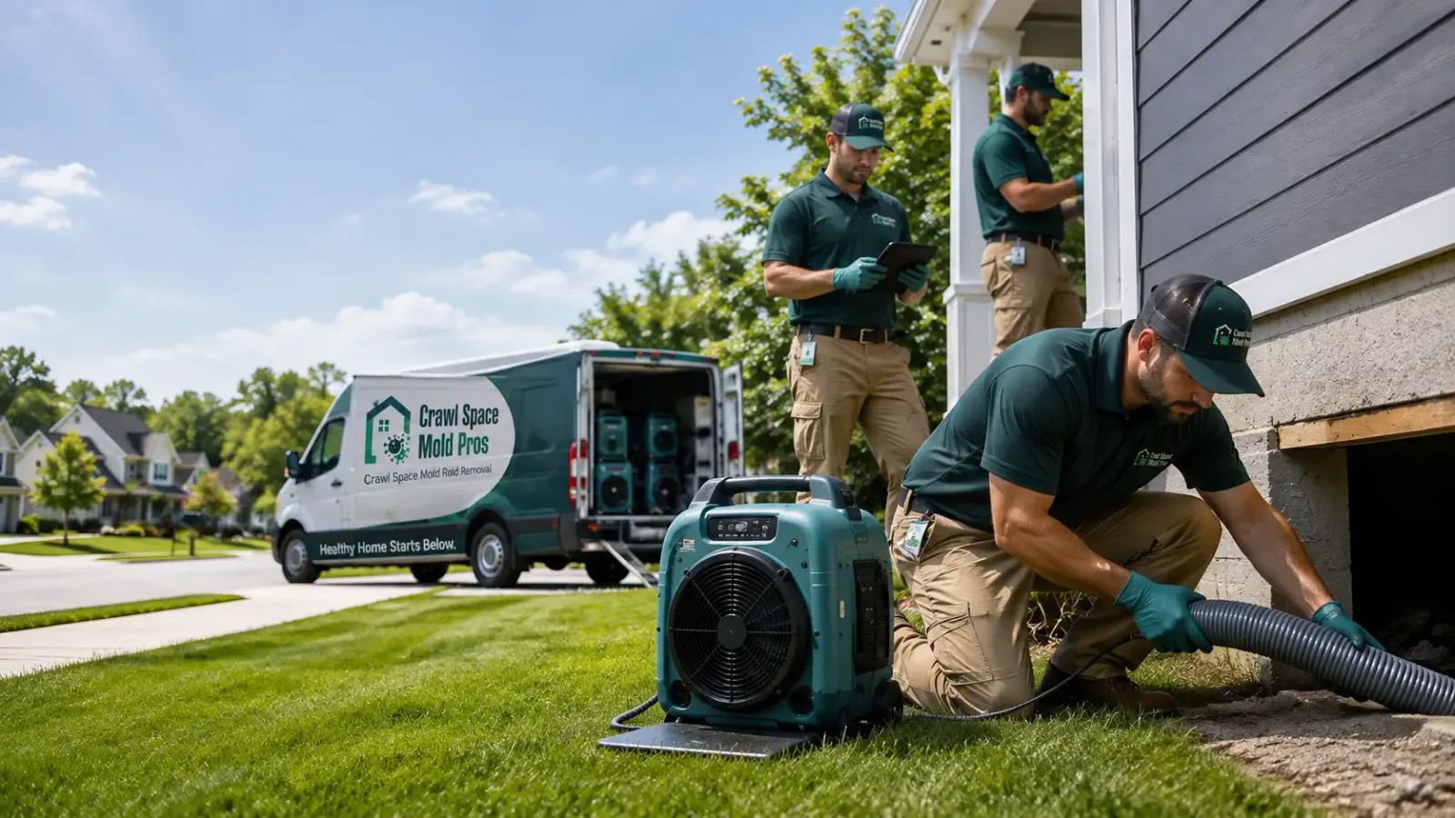 Crawl Space Mold Removal in White Cloud, KS